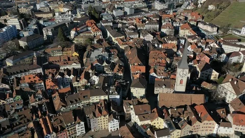 Chur Aerial Video stock 106338328