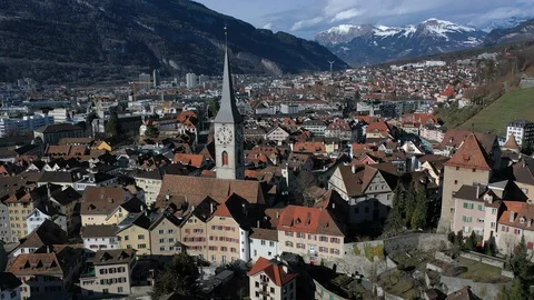 Chur old town Stock Footage 104248802