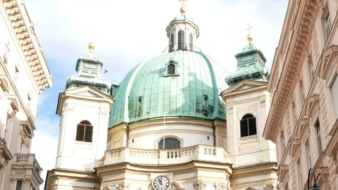 Churc Vienna, Austria Stock Footage 86075448