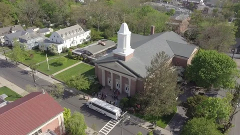 Church After a Wedding Stock Footage 75640467