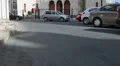 Church of Agios Kendeas is in narrow streets in center of Paphos, Cyprus HD Footage