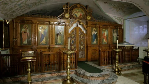 Church altar Stock Footage 145757531