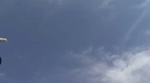 Church and clouds Stock Footage 41387997