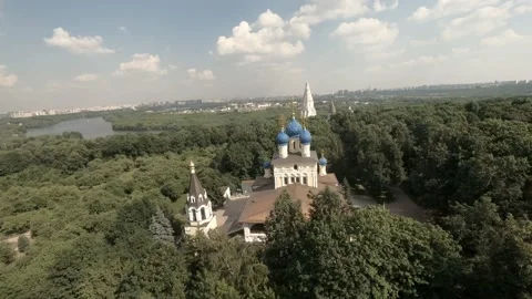 Church and gate Stock Footage 220741406