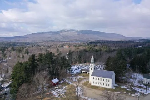 Church and Mountain Stock Photos