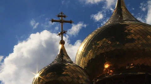 The Church and the Sky With Clouds. Stock-Footage 68791710