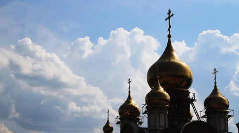 The Church and the Sky With Clouds. Stock Footage 68792076