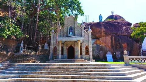 Church - Approaching Shot Video stock 263324322