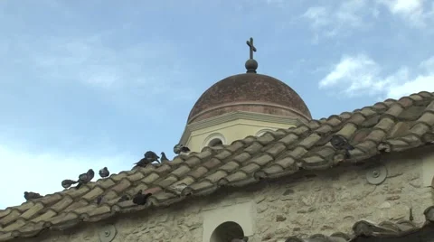 A Church in Athens,Greece Stock Footage 46986377
