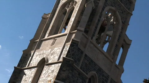 Church Bell Tower Video stock 67040