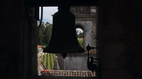 Church bell tower. Stock Footage 63372178