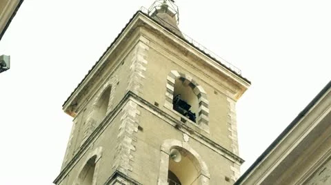 Church bells ringing Stockbeeldmateriaal 11385307