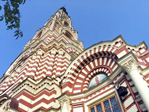 Church from below Stock Photos