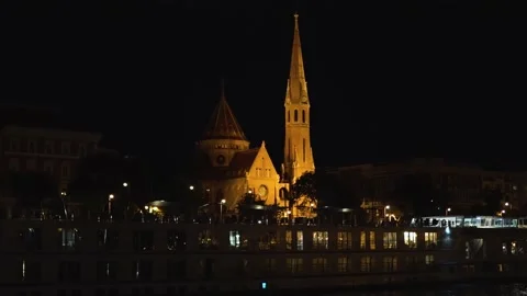 Church in Budapest Stock Footage 218118941