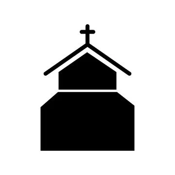 Church building icon vector design templates Stock Illustration