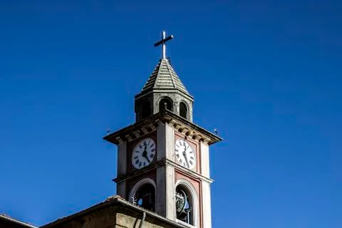 Church of Buttigliera Stock Photos