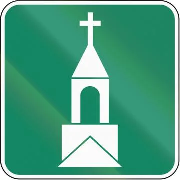 Church in Canada Stock Illustration