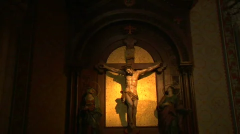 Church candle 02 Stock Footage