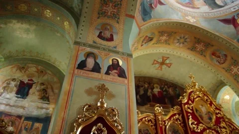 Church ceiling Stock Footage 138462104