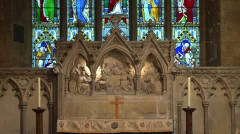 Church Chancel Stock Footage 10760972