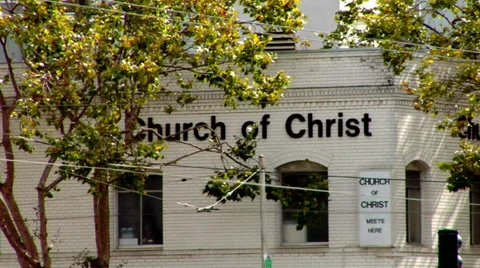 Church of Christ Stock Footage 38879313