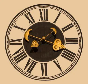 Church clock Stock Photos