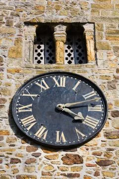 Church clock Stock Photos