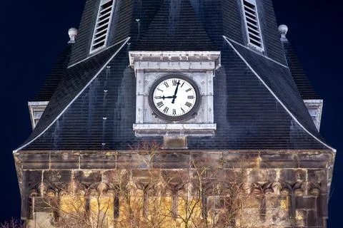 Church clock Stock Photos