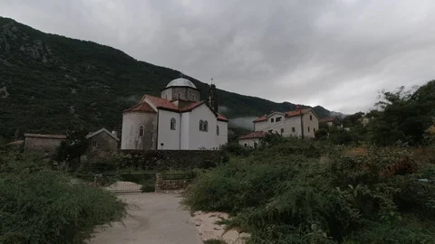 Church on cloudy day 動画素材 129749179