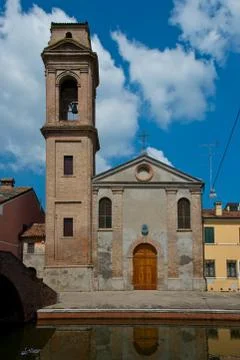 Church in Comacchio Stock Photos