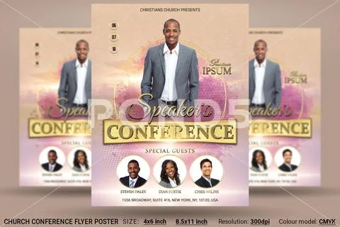 Church Conference Flyer PSDテンプレート