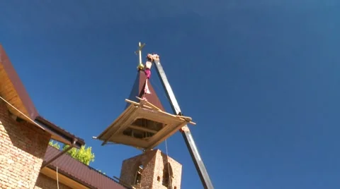 Church Construction Stock Footage 8835965