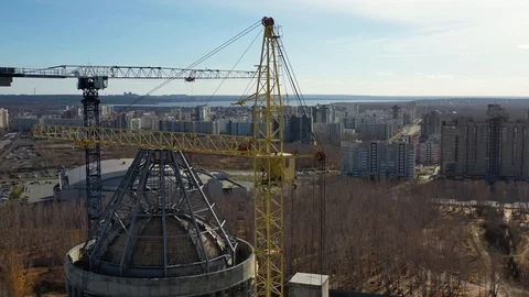 Church construction Stock Footage 118514695