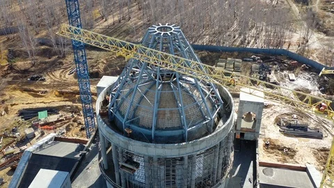 Church construction Video stock 118514724