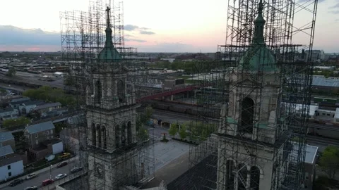 Church Construction Stock Footage 166321904