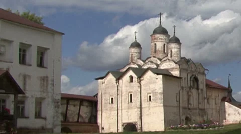 Church cross clouds Video stock 46115588