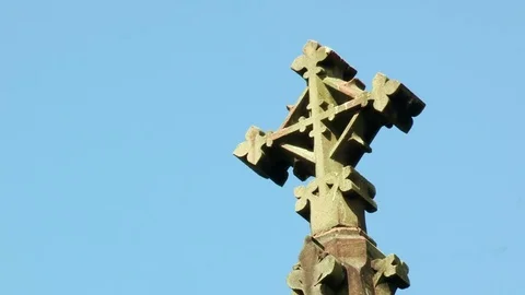Church Cross Stock Footage 74128806