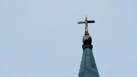 Church cross Stock Footage 98447673