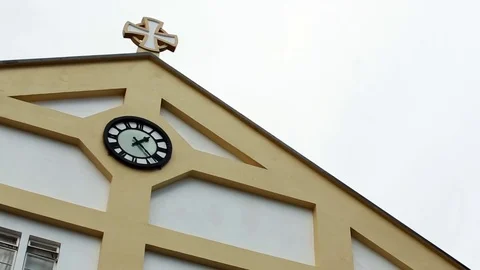 Church Cross Pan 2 스톡 동영상 77161322