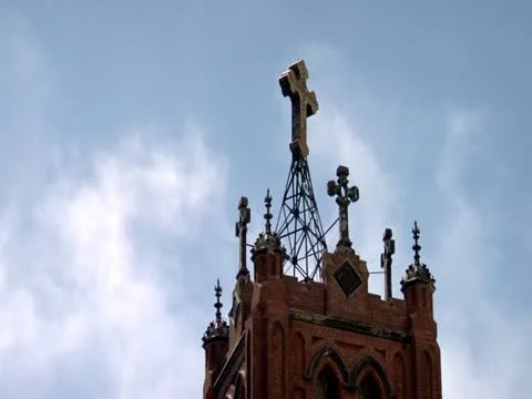 Church Cross Timelapse Stock Footage 10964040