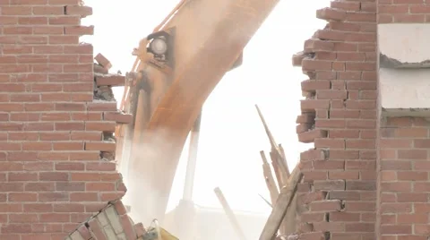 Church demolition 15 스톡 동영상 1002864