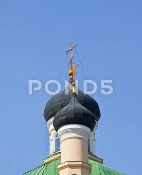 Church domes. Stock Photos