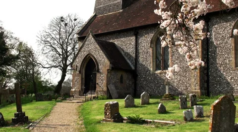CHURCH DOOR &amp;amp; PATH 動画素材 37321503