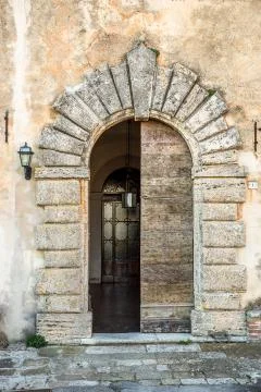 Church door Stock Photos