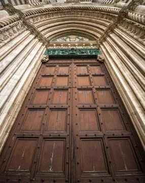 Church door Stock Photos