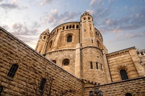 Church of the dormition, jerusalem Stock Photos