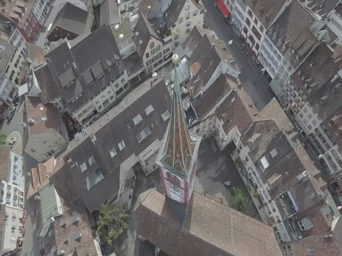 Church in dowtown Basel 動画素材 83543072