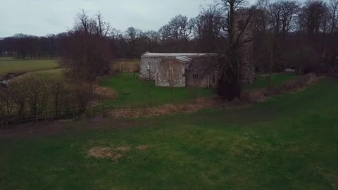 Church - Drone Ascending Video stock 75995144