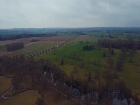 Church - Drone Descending Video stock 75995155