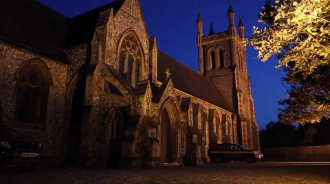 Church in Eastbourne Stock Footage 44474814